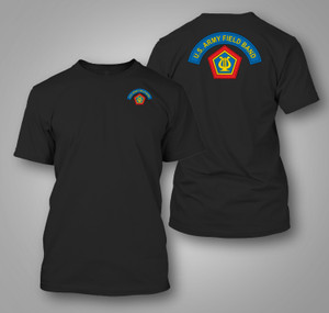 US Army Field Band SSI Black T-Shirt US Army Field Band SSI Black T-Shirt