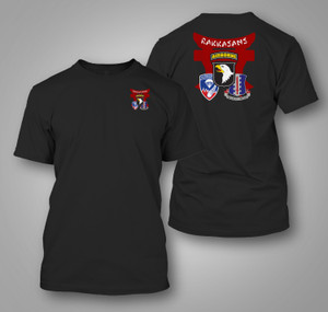 US Army 187th Infantry Regiment Rakkasans 101st Airborne Division Black T-Shirt US Army 187th Infantry Regiment Rakkasans 101st Airborne Division Black T-Shirt