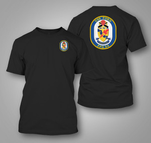 USS Ford FFG-54 Naval Frigate Black T-Shirt USS Ford FFG-54 Naval Frigate Black T-Shirt