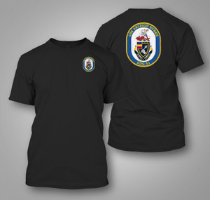 USS Arleigh Burke DDG-51 US Navy Guided Missile Destroyer Black T-Shirt USS Arleigh Burke DDG-51 US Navy Guided Missile Destroyer Black T-Shirt