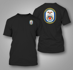USS Farragut DDG-99 US Navy Guided Missile Destroyer Sport Grey T-Shirt USS Farragut DDG-99 US Navy Guided Missile Destroyer Sport Grey T-Shirt