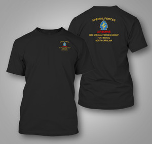 3RD SPECIAL FORCES GROUP FORT BRAGG Black T-Shirt 3RD SPECIAL FORCES GROUP FORT BRAGG Black T-Shirt
