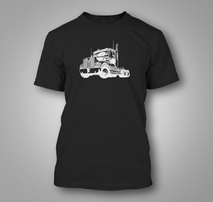 Semi Truck Western Star 49X Sport Grey T-Shirt Semi Truck Western Star 49X Sport Grey T-Shirt