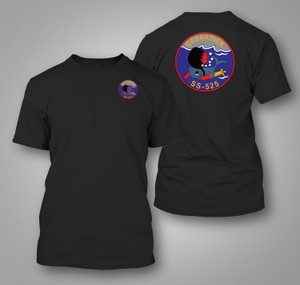 U.S. Navy USS Grenadier SS-525 Submarine Black T-Shirt U.S. Navy USS Grenadier SS-525 Submarine Black T-Shirt