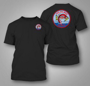 U.S. Navy USS Salmon SS-573 Submarine Black T-Shirt U.S. Navy USS Salmon SS-573 Submarine Black T-Shirt