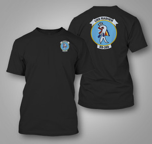 U.S. Navy USS Rasher SS-269 Submarine Black T-Shirt U.S. Navy USS Rasher SS-269 Submarine Black T-Shirt