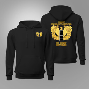 US Army Warrant Officer Black Hoodie US Army Warrant Officer Black Hoodie
