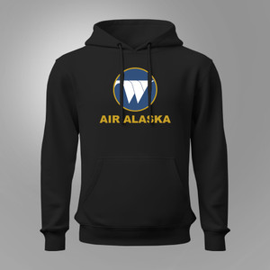 Wien Air Alaska Black Hoodie Wien Air Alaska Black Hoodie