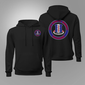 187th Infantry Regiment (Rakkasans) U.S. Army Airborne Infantry Black Hoodie 187th Infantry Regiment (Rakkasans) U.S. Army Airborne Infantry Black Hoodie