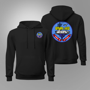 USS Coral Sea CV-43 Aircraft Carrier Black Hoodie USS Coral Sea CV-43 Aircraft Carrier Black Hoodie