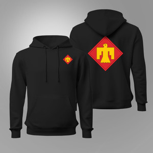 U.S. Army 45th Infantry Division Black Hoodie U.S. Army 45th Infantry Division Black Hoodie