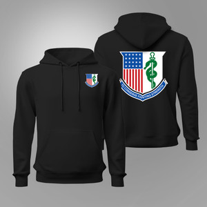 U.S. Army Medical Corps Branch Black Hoodie U.S. Army Medical Corps Branch Black Hoodie