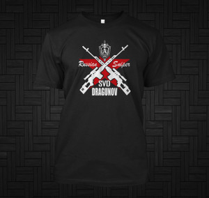Russian Sniper SVD Dragunov Black Shirt