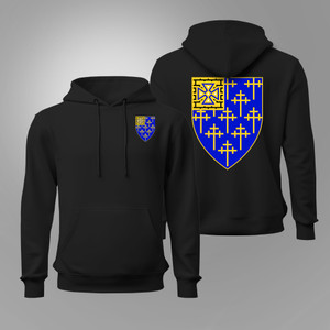 US Army 34th Infantry Regiment DUI Black Hoodie US Army 34th Infantry Regiment DUI Black Hoodie
