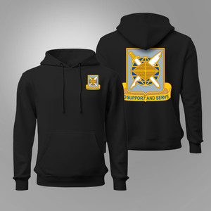 U.S. Army Finance Corps Branch Black Hoodie U.S. Army Finance Corps Branch Black Hoodie