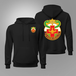 US Army 804th Medical Brigade DUI Black Hoodie US Army 804th Medical Brigade DUI Black Hoodie