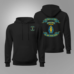 U.S. Army Special Forces Green Berets SFG De Oppresso Liber Black Hoodie U.S. Army Special Forces Green Berets SFG De Oppresso Liber Black Hoodie