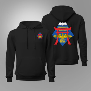 Submarine Group 11 (SUBGRU 11) U.S. Navy USN Submariner Black Hoodie Submarine Group 11 (SUBGRU 11) U.S. Navy USN Submariner Black Hoodie