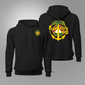 U.S. Army 39th Transportation Battalion Black Hoodie U.S. Army 39th Transportation Battalion Black Hoodie