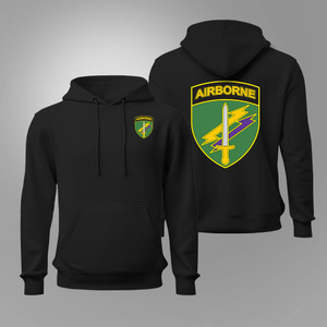 U.S. Army Civil Affairs and Psychological Operations Command (Airborne) Black Hoodie U.S. Army Civil Affairs and Psychological Operations Command (Airborne) Black Hoodie