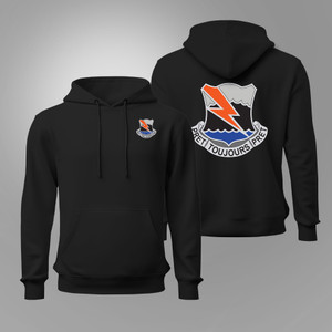 US Army 304th Signal Battalion Black Hoodie US Army 304th Signal Battalion Black Hoodie