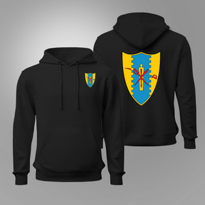 US Army 4th Cavalry Regiment Black Hoodie US Army 4th Cavalry Regiment Black Hoodie