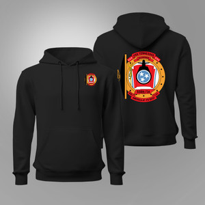USS Tennessee (SSBN-734) Ballistic Missile Submarine Black Hoodie USS Tennessee (SSBN-734) Ballistic Missile Submarine Black Hoodie