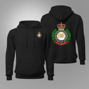 British Army Royal Engineers Black Hoodie British Army Royal Engineers Black Hoodie