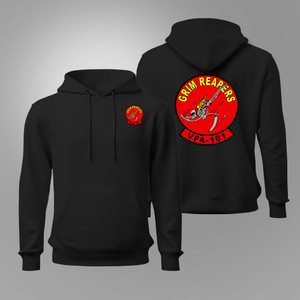 U.S. Navy Strike Fighter Squadron 101 (VFA-101) Black Hoodie U.S. Navy Strike Fighter Squadron 101 (VFA-101) Black Hoodie
