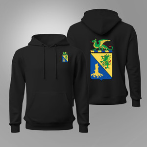 U.S. Army Chemical Corps Branch COA Black Hoodie U.S. Army Chemical Corps Branch COA Black Hoodie