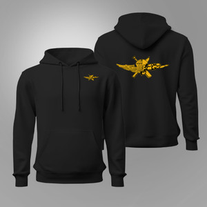 USMC Force Reconnaissance (FORECON) RECON Jack Black Hoodie USMC Force Reconnaissance (FORECON) RECON Jack Black Hoodie