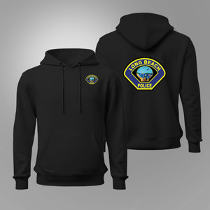 Long Beach Police Department Black Hoodie Long Beach Police Department Black Hoodie