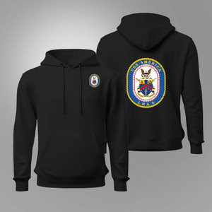 US Navy USS America LHA-6 Amphibious Assault Ship Black Hoodie US Navy USS America LHA-6 Amphibious Assault Ship Black Hoodie