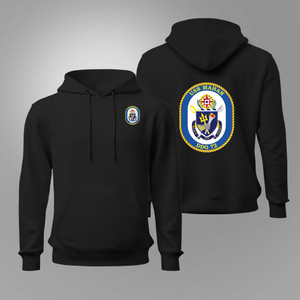 USS Mahan DDG-72 U.S. Navy Destroyer Black Hoodie USS Mahan DDG-72 U.S. Navy Destroyer Black Hoodie
