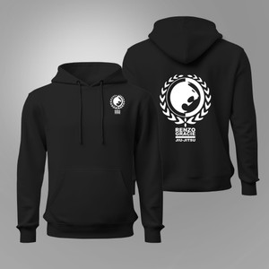 GRACIE MMA FIGHTER Jiu Jitsu FC FIGHTING CHAMPIONSHIP Black Hoodie GRACIE MMA FIGHTER Jiu Jitsu FC FIGHTING CHAMPIONSHIP Black Hoodie