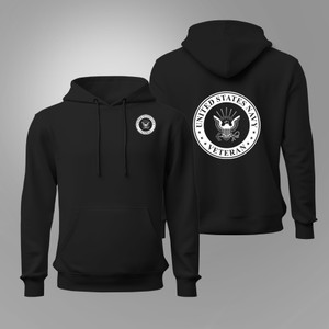 United States Navy Veteran Black Hoodie United States Navy Veteran Black Hoodie