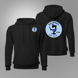 U.S. Navy USS Blackfin SS-322 Submarine Black Hoodie U.S. Navy USS Blackfin SS-322 Submarine Black Hoodie