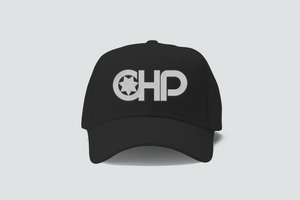 CHP California Highway patrol White Text Embordery Black Hat Cap CHP California Highway patrol White Text Embordery Black Hat Cap