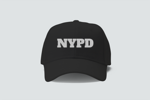 NYPD Text Embordery Black Hat Cap NYPD Text Embordery Black Hat Cap