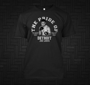 Joe Louis Boxing Detroit Black T-shirt Joe Louis Boxing Detroit Black T-shirt