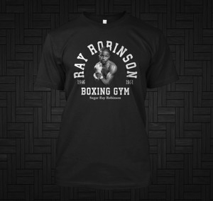 Sugar Ray Robinson Boxing Black T-shirt Sugar Ray Robinson Boxing Black T-shirt