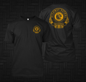 Florida Highway Patrol Trooper Motor Cycle Unit Police Department Black T-Shirt Florida Highway Patrol Trooper Motor Cycle Unit Police Department Black T-Shirt