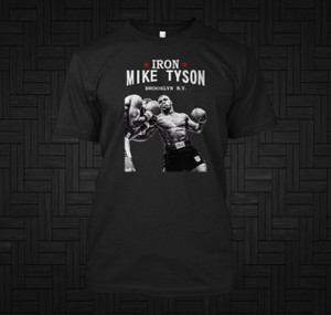 Mike Tyson Iron Boxing Legend Retro Black T Shirt Mike Tyson Iron Boxing Legend Retro Black T Shirt