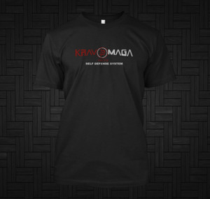 NEW Krav Maga Israel Self Defense System Combat Martial Arts MMA Army Black T-shirt
