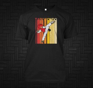 Vintage Retro Taekwondo Black T-Shirt Vintage Retro Taekwondo Black T-Shirt