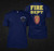 New SCOTLAND IRELAND NORWAY Fire Department Rescue Brigade Navy Shirt