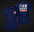 New QUEENSLAND Firefighter Fire Department Emergency Rare AUSTRALIA Logo Navy T-Shirt