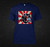 Ryu Hakdoken Black Street Fighter Navy T-Shirt