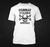 Violence Combat Club Horned Skull White T-Shirt Violence Combat Club Horned Skull White T-Shirt