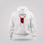 Straight and Stalwart Thrid platoon able company Diablos White Hoodie